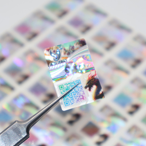 Stickers Custom Logo Make Anti-Counterfeiting Vinyl Clear Custom Holographic Laser Void Seal Qr <strong>Code</strong> 3d Hologram Sticker Label - Product Image 5