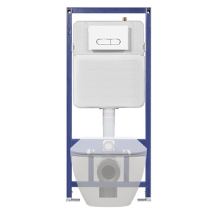 Hidden In-Wall Dual Flush Concealed <strong>Cistern</strong> with Front <strong>Push</strong> <strong>Button</strong> - Product Image 4