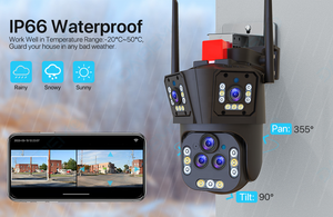 20MP 20x זום IPC360 wifi ptz מצלמות צבעוניות ראיית לילה מצלמת PIR זיהוי תנועה מצלמה אבטחה אלחוטית משולשת - Product Image 4
