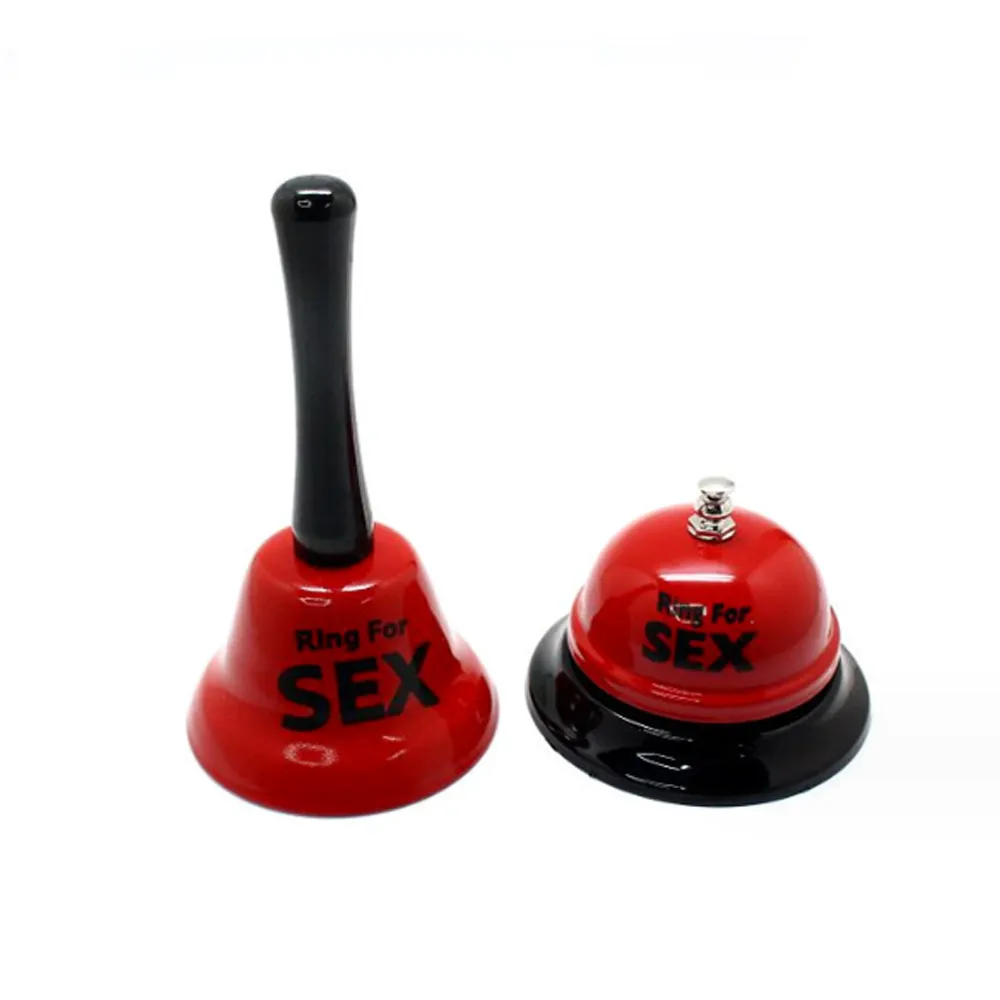 Anillo para Sex Table Bell Anillo de campana de metal ligero para sexo Mesa Dormitorio Funny Handbell Party Sex Toy para adultos Juego de beber