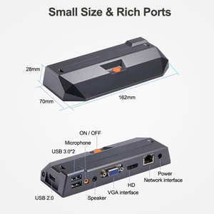 R1pro WindowsおよびLinuxシステムミニPCクアッドコア1.5GHz、RAM 1GB、ROM: 8GBサポートWiFi - Product Image 3