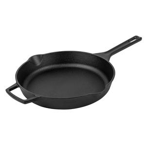 Bright Houseware Customized Cooking Pan Non-stick Matte Black Frying Pan Cookware <strong>10</strong> Inch Round 26cm Enamel Cast Iron <strong>Skillet</strong> - Product Image 1