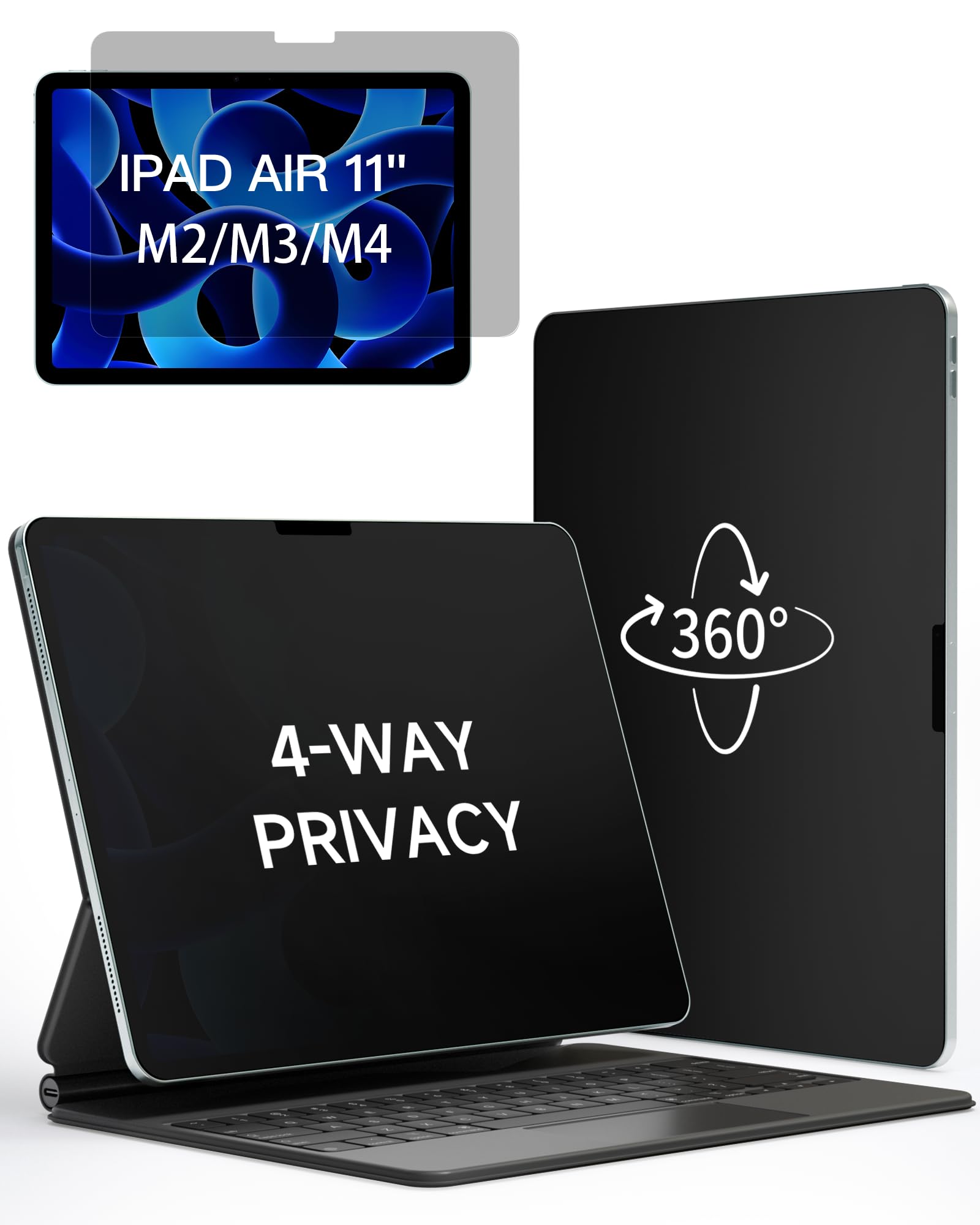 Noir pour iPad Air 11 M4 2026
