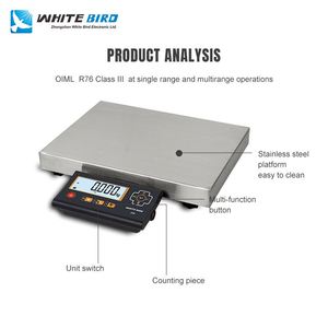 15千克/30千克/60千克RS 232C检查秤计数平台台式秤 - Product Image 5