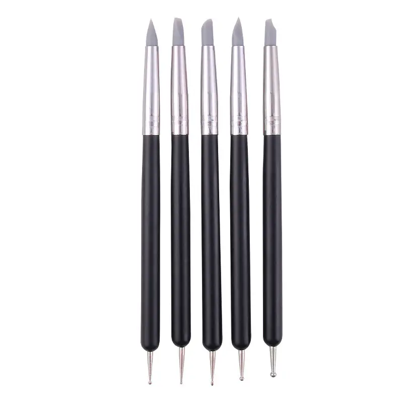 Многофункциональная ручка для ремонта терракотовых скульптур, кисть для ногтей, точильная кисть, силиконовая дрель со стразами