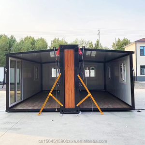 格兰德便携式可折叠微型可伸展集装箱房，预制中国集装箱房用作难民营房 - Product Image 3