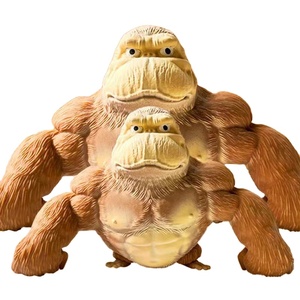 Syh519ストレスリリーフおもちゃ押し出しゴリラMr. Wang Monkey Toy Kids Stretch購入が簡単大型スクイーズ減圧おもちゃ - Product Image 1