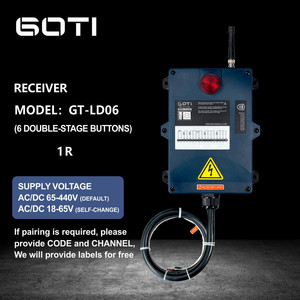 Telecomando di alta qualità GT-LD06 6 tasti singolo universale velocità telecomando codice fisso impermeabile per l'industria - Product Image 4