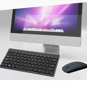 Teclado y ratón inalámbricos para juegos, Mini Pc de ratón para teclado, tableta, teléfono, juego de teclado y ratón mecánico de oficina