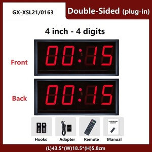 ZX-Timer Doppelseitig 1, 5-4 Zoll 4/6 Ziffern LED Digital Countdown Clock Multifunktion aler elektronischer Timer für den Mehrfach gebrauch in Innenräumen - Product Image 2