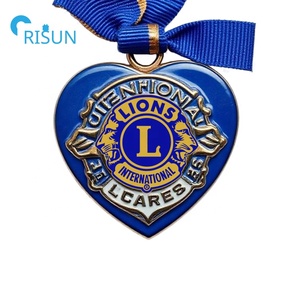 Sản Xuất Tùy Chỉnh Từ Thiện Quốc Tế Sư Tử Câu Lạc Bộ Huy Chương Medalla Huy Chương Giải Thưởng Tùy Chỉnh Sư Tử Câu Lạc Bộ Huy Chương - Product Image 5