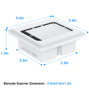 Symcode MJ-390 Mini <strong>Barcode</strong> Scanner <strong>Module</strong> 2D White With NFC - Product Image 4
