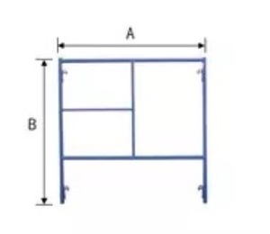 EASY <strong>Building</strong> Material Powder Coated Q235 Steel Mason <strong>H</strong> <strong>Frame</strong> <strong>Scaffolding</strong> for Construction - Product Image 6