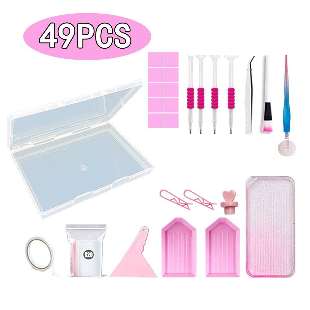 Gradient Pink 49 PCS