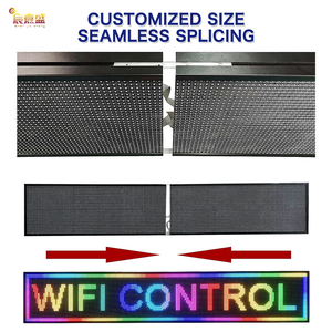 P10 tam renkli WiFi LED işareti kaydırma mesaj panosu destek metin animasyon zamanlayıcı kapalı açık kullanım için mağaza kahve - Product Image 2