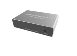 Venta caliente entrada coaxial SPDIF TOSLINK OPTICAL Digital Audio Splitter distribuidor 1x3 para cine en casa