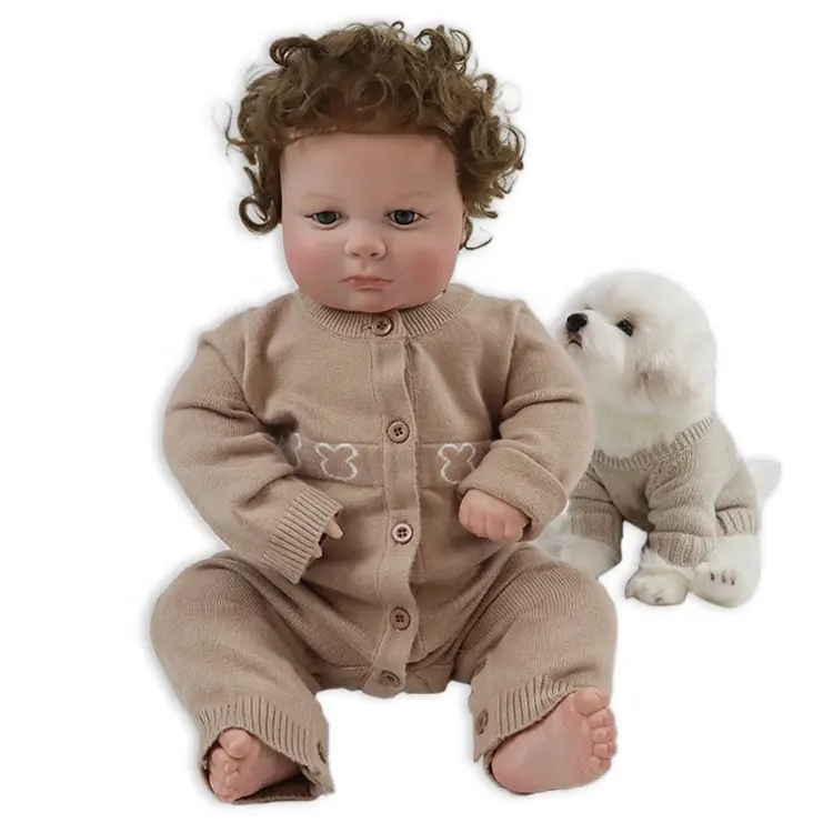 Erkek ve kız için özelleştirilmiş bebek tulum örme sonbahar ve kış uzun kollu saf pamuk bebek romper yeni model