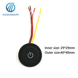 Interruptor de botón LED de silicona cuadrado iluminado Interruptores de botón de calidad superior - Product Image 4