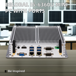 Industrieller eingebetteter PC mit 9-36V breitem Spannungs bereich Lüfter lose Mini-Box x86 Intel I3 I5 I7 8565U 5005U Windows 11 Linux OS - Product Image 4
