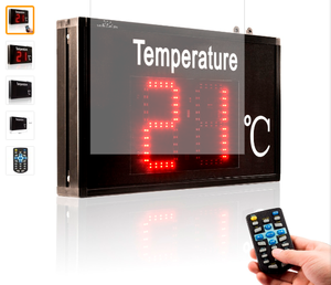 Pantalla Digital de señalización para interiores, termostato Digital, Sensor de temperatura, pantalla Lcd, pantalla Digital de 7 segmentos