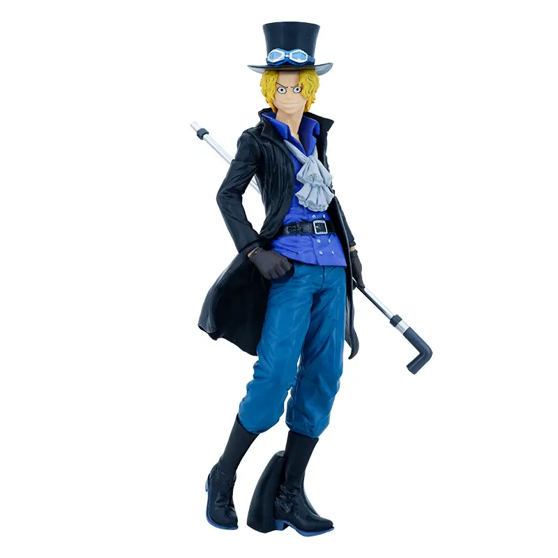 Großhandel One Pieced Anime Figur Affe D Ruffy Ace Sabo Drei Brüder Set PVC Action figur Sammlung Modell Spielzeug