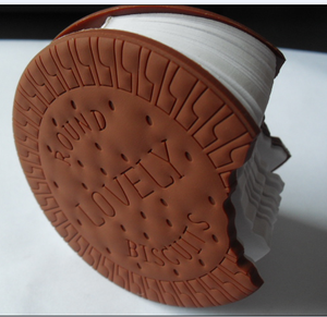 De chocolate en forma de bloc de notas de papel