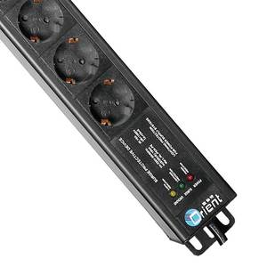 Almanya raf montaj uzaktan kumanda dalgalanma koruyucusu alman SNMP güç dağıtım ünitesi akıllı 16 Schukos metre PDU izleme ile - Product Image 5