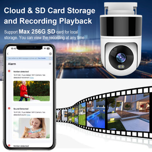 4MP Smart Home Outdoor IP Dome PTZ Blacklight Wifi <strong>Camera</strong> <strong>with</strong> Auto Tracking Built-in Siren <strong>and</strong> Mic CMOS <strong>Sensor</strong> - Product Image 6