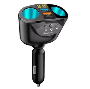Nero 3.1A 360 gradi rotanti presa 5 pori accendisigari adattatore di alimentazione tipo-C PD veloce QC3.0 caricabatterie per auto - Product Image 1