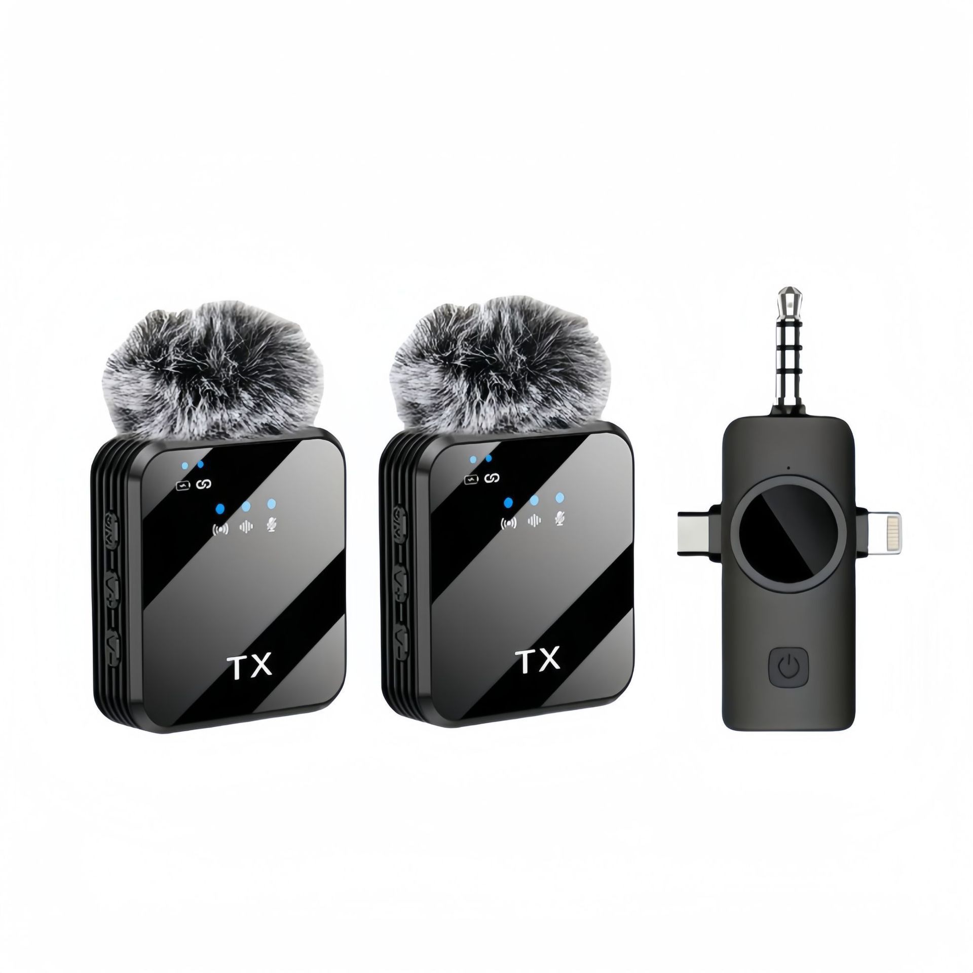 Black - F16 one-to-two three-in-one interface