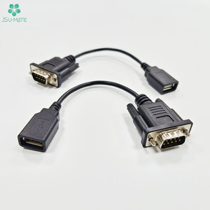 OEM üretici USB RS232 DB 9-Pin erkek USB 2.0 kadın uzatma kablo USB 2.0 bir kadın d-sub 9Pin CableRS232 seri kablo - Product Image 4