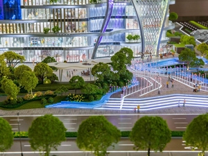 2024现代3D建筑比例模型公寓展览新设计风格 - Product Image 4