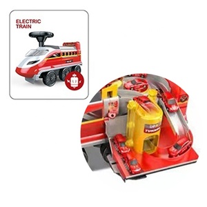 Custom Add Logo Deformation Ride on <strong>Car</strong> Toy With Track Electric Train Toy Red Ride on <strong>Car</strong> Kids Electric With Mini <strong>Car</strong> - Product Image 2