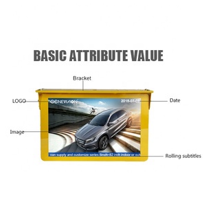 <strong>Bus</strong> Car <strong>LCD</strong> AD <strong>Player</strong> 11-21 Inch Ceiling Mount Media <strong>Player</strong> Video Display Network Wifi GPS - Product Image 2