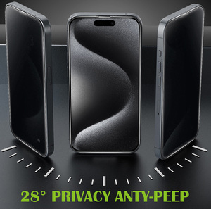 9H 2.5D Tempered Glass bảo vệ màn hình trường hợp dễ dàng Applicator cài đặt hộp ma thuật John bảo vệ màn hình cho iPhone 14 15 17 Pro Max - Product Image 6