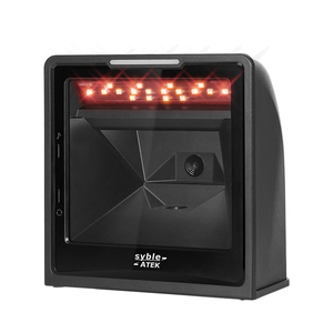 Escáner de código QR Syble 1D 2D, lector de imagen POS, escáner de escritorio omnidireccional manos libres de alta calidad - Product Image 1