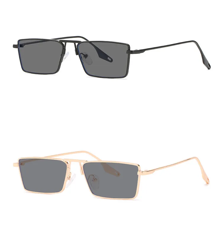 Мужские металлические солнцезащитные очки от производителя небольшие заказы маленькие квадратные солнцезащитные очки 2022