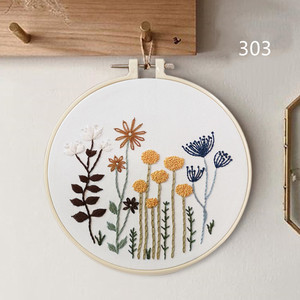 Traditional Cross Stitch Starter Beginners Diy Mini Embroidery <strong>Kits</strong> With Hoops Stamping <strong>Patterns</strong> - Product Image 4