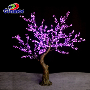 Cherry Tree <strong>Light</strong> pink Green Artificial Cherry Blossom Tree with Led <strong>Light</strong>