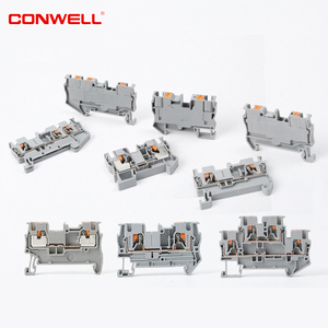 PT Series 2.5MM <strong>Spring</strong> <strong>Connection</strong> Screwless Din Rail <strong>Terminal</strong> <strong>Block</strong> PT2.5 - Product Image 4