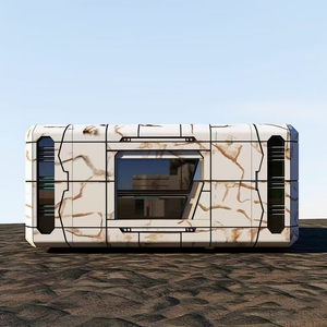 رخيصة الجاهزة شعبية التفاح المحمول كابينة منزل للبيع الجاهزة المحمولة 20 قدم 40 قدم مكتب جراب معزول حاوية المنزل - Product Image 2