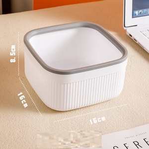 Mini sevimli masa masa depolama kova atık muhafaza çöp tenekesi yaratıcı plastik çöp kutusu ev masaüstü için çöp tenekesi - Product Image 2