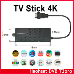 Haohsat TV Stick DVB-T2Pro เครื่องถอดรหัส,4K HEVC DVB ดิจิตอล DVB T2 TV HD Tuner H.265กล่องรับสัญญาณ WIFI DVB C T2แท่งรับสัญญาณทีวี - Product Image 2