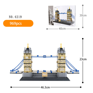 4219 Tower Bridge-London England Building ของเล่นของเล่นสำหรับเด็ก unisex Building Block - Product Image 6