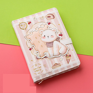 Venta al por mayor Color página diario cuaderno Kawaii lindo niños escuela estudiantes dibujos animados A5 fruta cuaderno