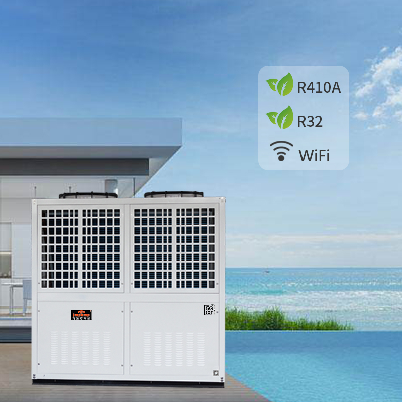 Jiumu R410A Commercial Inverter Air to Water Solar  Heat Pump Hot Water System