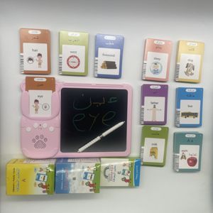 Dispositivo di educazione precoce 2 in 1 tavoletta di scrittura LCD con schede Flash parlanti scacchiera giocattolo e lettore di schede - Product Image 6