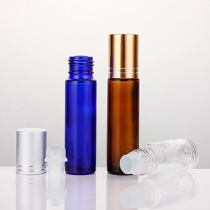 ガラスエッセンシャルオイルボトル5ML 10ML 15ML 30MLカラフルなガラスロール香水用ボトル - Product Image 6