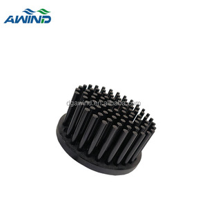 Customized 40w <strong>70mm</strong> Round Pin Black Anod Heat Sink Aluminum Profil LED Circular Cold Forging <strong>Heatsink</strong> for USA Led Cooling System - Product Image 5