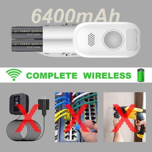 2020 最新家居智能 wifi ip 电池供电户外闭路电视监控无线 PIR 相机 - Product Image 5